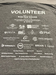 2023 Run for Sound Volunteer T-Shirt